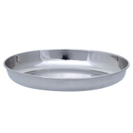 Whisker City&reg; Stainless Steel Oval Cat Saucer