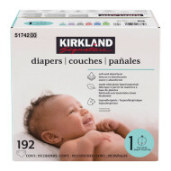 Kirkland Signature Size 1 Supreme Diapers 192 Count