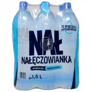 Naleczowianka Blue Non-Carbonated Water, 6 X 1.5 L