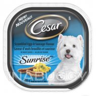 Nourriture humide pour chiens Cesar, oeufs brouillés et saucisses, 100 g