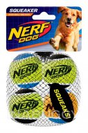 Nerf Tennis Balls Dog Toy, Extra Small, 4-pk