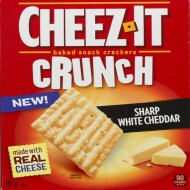 Crunch sharp white cheddar crackers