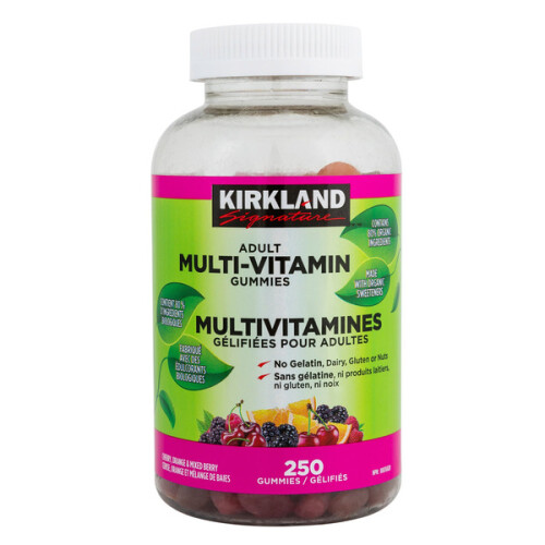 Kirkland Signature Adult Multivitamin Gummies 250 gummies Costco