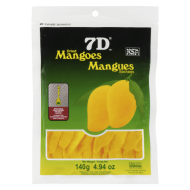 7D Dried Mangoes 5 Pack 140gm 1 Ea