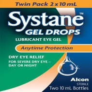 Lubricant gel drops for dry eyes