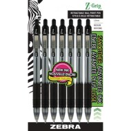 Zebra Z-Grip Retractable Ballpoint Pens 1Ea