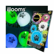 illooms Light up Birthday Balloons 5 Count