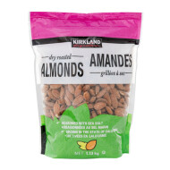 Kirkland Signature Dry Roasted Almonds ~1.13 kg