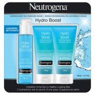 Neutrogena® Hydro Boost Exfoliating Face Scrub & Gel Cream Face Cleanser Trio