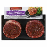 Marcangelo Foods Bacon Wrapped Sirloin Medallions ~340 g