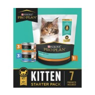 Purina Pro Plan Kitten Food Starter Pack - Chicken, Liver, Ocean Whitefish & Tuna