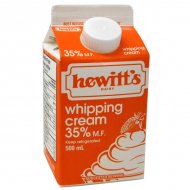 Hewitt’s 35% Whipping Cream 500 ml