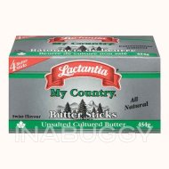 Lactantia My Country Unsalted Butter Sticks, Package of 4