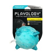 Playology ® Puppy Sensory Ball Scented Dog Toy - Peanut Butter