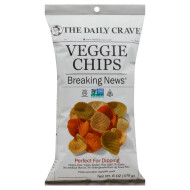 The Daily Crave Veggie Chips, Breaking News 6 oz (170 g) 1 Ea