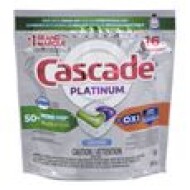 Fresh Scent Dishwasher Lozenge, Platinum 16 un