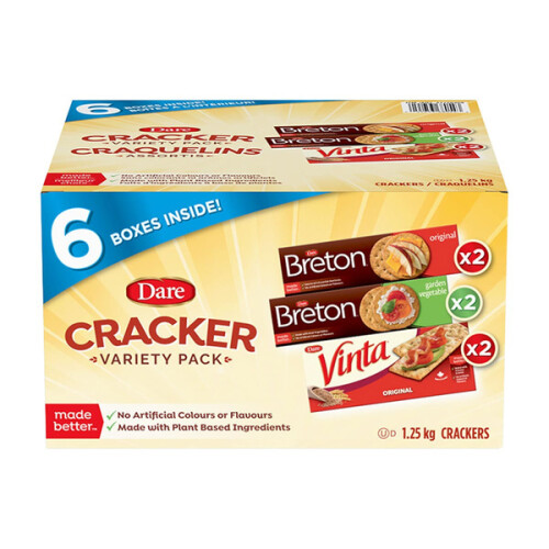 Dare Cracker Variety Pack 1.25 kg Costco, Vancouver Grocery Delivery