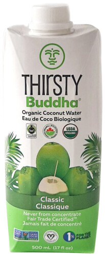 Thirsty Buddha All Natural Organic Coconut Water 500ml 1 Ea