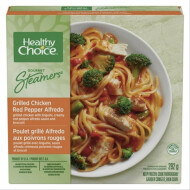Healthy Choice Gourmet Steamers Grilled Chicken Red Pepper Alfredo Meal ~292 g