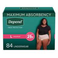 Depend Men's Maximum Absorbency Underwear, Small/Medium 1Ea