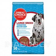 Grreat Choice® Targeted Nutrition Large Breed Dog Food - Chicken - Chicken, 50 Lb