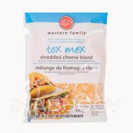 Western Family Tex Mex Lite Shredded Cheese Blend ~320g