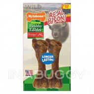 Nylabone® Healthy Edibles® Natural & Grain Free Dog Treat - 2 Pack - Bison