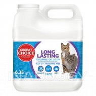 Grreat Choice® Long Lasting Scoopable Cat Litter - Mulit-Cat, Fragrance Free, 6.3 kg
