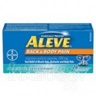 Aleve Back & Body Pain Naproxen Sodium 220mg Gelcaps (26GELS)