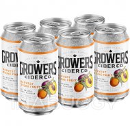 Growers - Harvest Stone Fruit Can, 6 x 355 mL