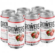 Growers - Extra Dry Apple Can, 6 x 355 mL