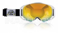 HMK Ridge Snowmobile Goggles, White