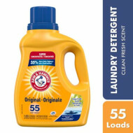 Arm & Hammer Clean Fresh Scent Super Concentrated Liquid Laundry Detergent, 1.63 L