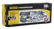 Stanley 36 Piece Black Chrome Wrenches
