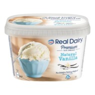 Natural Vanilla Flavoured Ice Cream, Real Dairy 1.5 L