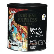 ORIENT EXPRESS Java&Mocha full bodied dark roast Coffee find grind 908 g