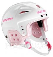 Bauer Pink Lil' Sports Hockey Helmet, Youth