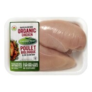 Organic Boneless Skinless Chicken Breast 2 per tray