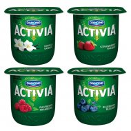 Danone Activia Yogurt Variety Pack, 24 x 100 g
