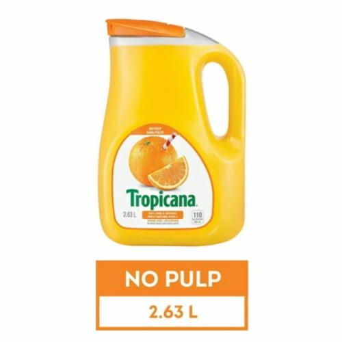 Tropicana orange juice no cheap pulp