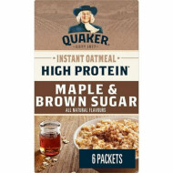 Quaker Instant Oats Hot Cereal High Protein Maple & Brown Sugar ~228 g