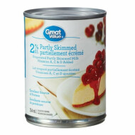 Great Value 2% Partly Skimmed Evaporated Milk 354 ml