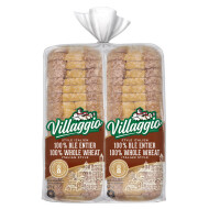 Villaggio® Italian Style Thick Slice 100% Whole Wheat Bread 2 Count