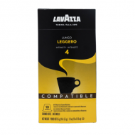 Lavazza Nespresso Compatible Cups Espresso Lungo Leggero 10Pk 10 Count