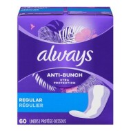 Unscented Regular Liners, Anti-Bunch Xtra Protection 48 un