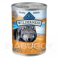 BLUE Wilderness® Flatland Feast Dog Food - Natural, Grain Free, Turkey, Quail & Duck - Turkey, Quail & Duck, 12.5 Oz