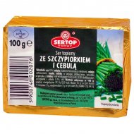 SERTOP Processed Cheese With Spring Onion ~100 g