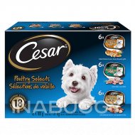 Cesar® Poultry Selects Small Dog Food - Variety Pack, 18ct - Chicken