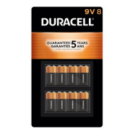 Duracell 9-Volt Alkaline Coppertop Batteries 8 Count