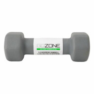 GoZone 3 Pound Grey Neoprene Hex Dumbbell ~3 lb